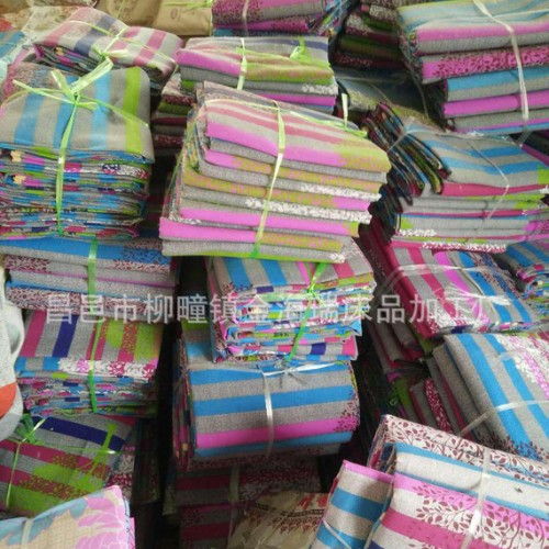 老粗布四季席罗布麻床单粗布枕套单品粗布货源江湖床单图3