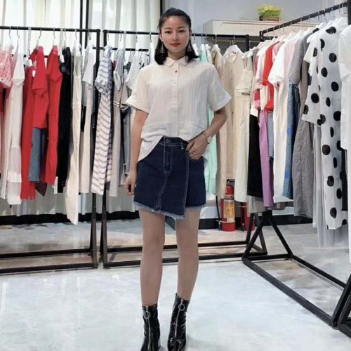 MO.陌2019年夏新款波西米亚雪纺连衣裙品牌女装批发图6
