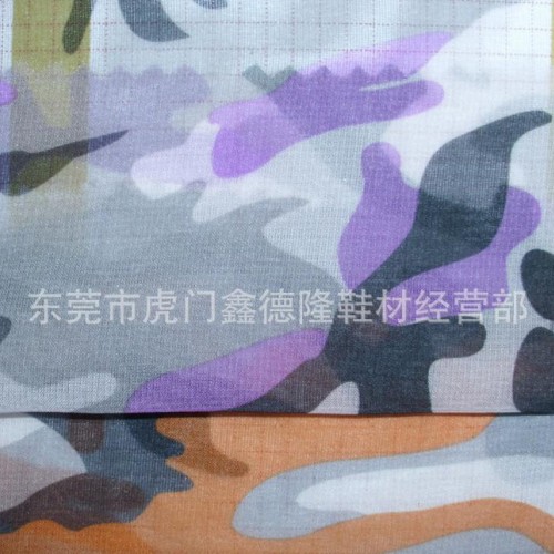 GB619支持网购混批 透雪纺服装面料  涤纶面料 迷彩布图2