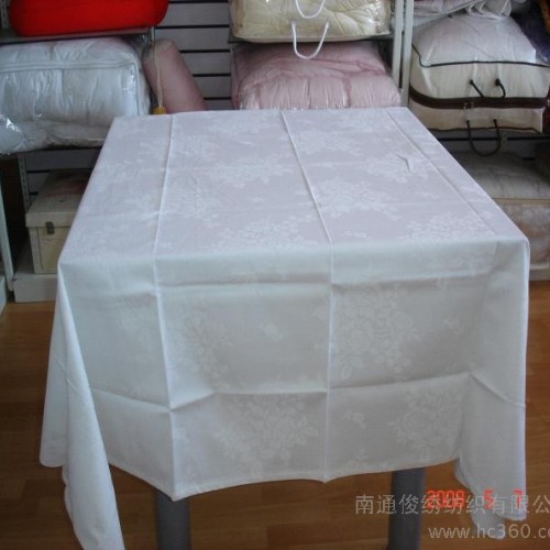 酒店提花台布 餐厅饭店通用 时尚台布 桌布图1