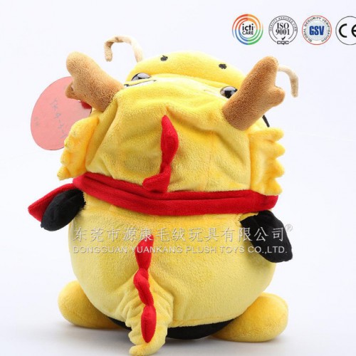 玩具QQ企鹅毛绒 时尚两用企鹅玩具 卡通毛绒玩具龙衣服企鹅定图3