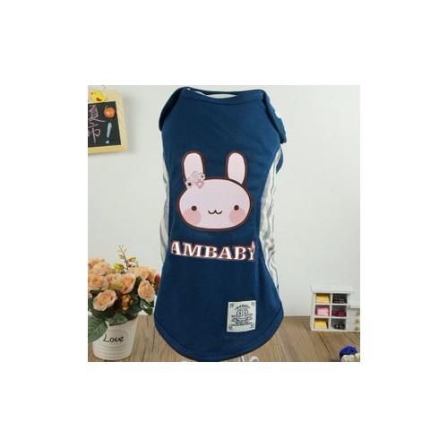 厂家直供 2015新款狗狗卡通图案背心 狗狗春秋装背心 宠物衣服背心 狗狗条纹背心  支持新款代加工图2