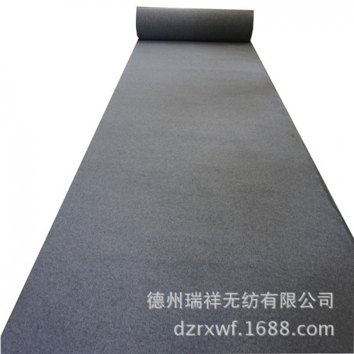 烟灰色大红色拉绒地毯满铺地毯展览拉绒地毯拉绒提花地毯图3