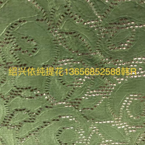 依纯 针织单面提花双面提花粗针提花布图2