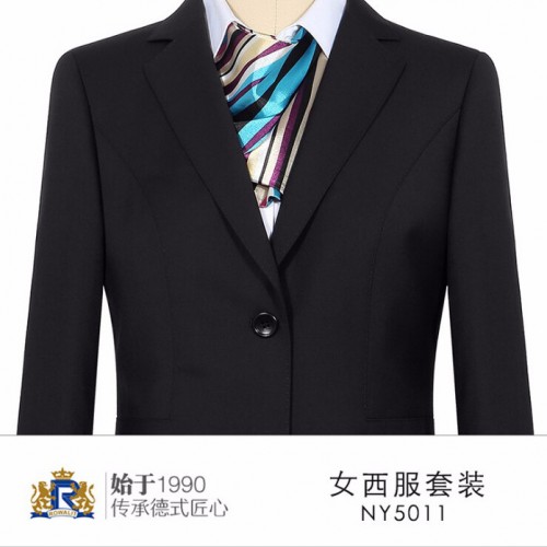 男女职业装同款套装秋冬长袖商务正装西装银行公务员职场工作西装 女西装工作服图2