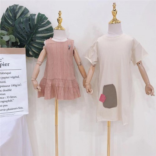 清远强壮贝贝品牌童装尾货 秋季新款童套装 三个小孩服装货源图4