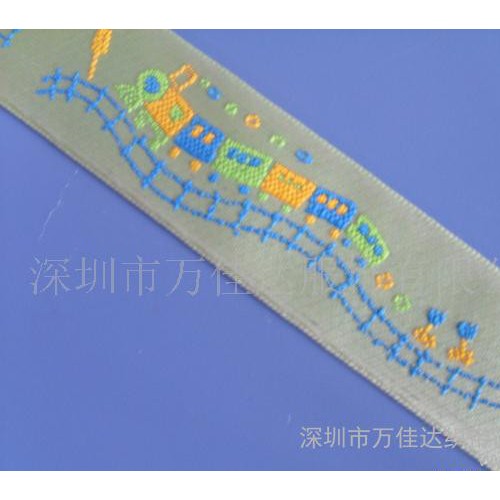 电脑提花、提字织带，尼龙提花带、涤纶提花带、环保图2