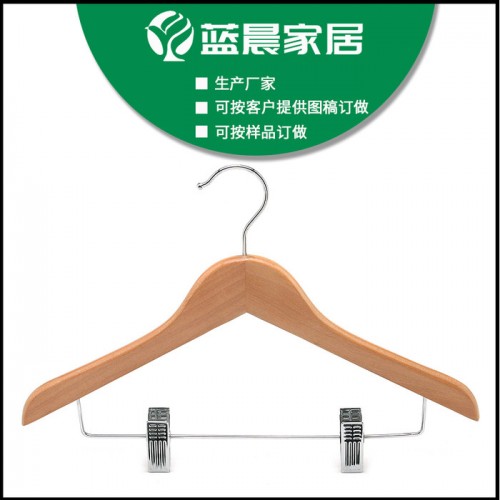 供应一级枫木制造**儿童木衣架 儿童衣架 童装衣架 木衣架图3