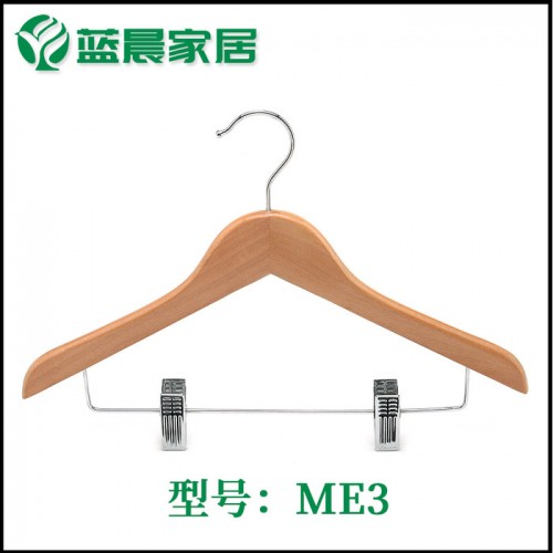 供应一级枫木制造**儿童木衣架 儿童衣架 童装衣架 木衣架图2
