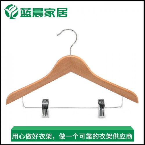 供应一级枫木制造**儿童木衣架 儿童衣架 童装衣架 木衣架图4