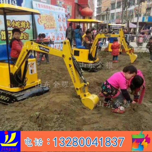 好玩的儿童游乐吊车同类产品 儿童铲车 儿童装载机 仿真工程机械游乐铲车 户外游乐设备图3