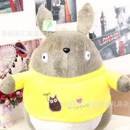 直销超大号正版可爱卡通穿衣服龙猫毛绒玩具公仔卡通特价图3