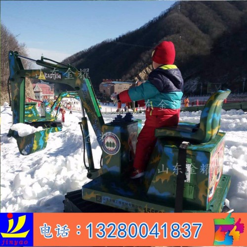 儿童游乐设备新款儿童装载机 大型游乐装载机 儿童挖掘机 游乐挖掘机价格 大型户外游乐设备图5