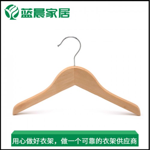 供应儿童衣架一级枫木制造**儿童木衣架 童装衣架图5