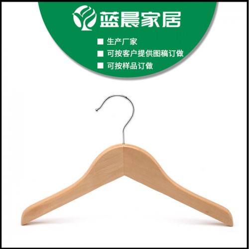 供应儿童衣架一级枫木制造**儿童木衣架 童装衣架图4