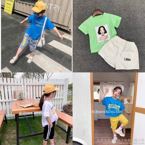 湖北咸宁童装批发市场夏季新款韩版童装批发货源那里好2019**卡通印花男童套装批发网站 江苏连云港儿童衣服进货技巧图6