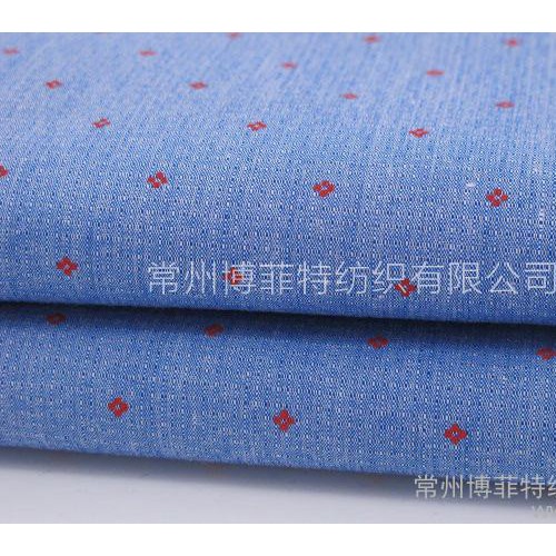 现货梭织提花 梭织圆点提花梭织弹力色织提花面料 秋冬时装料