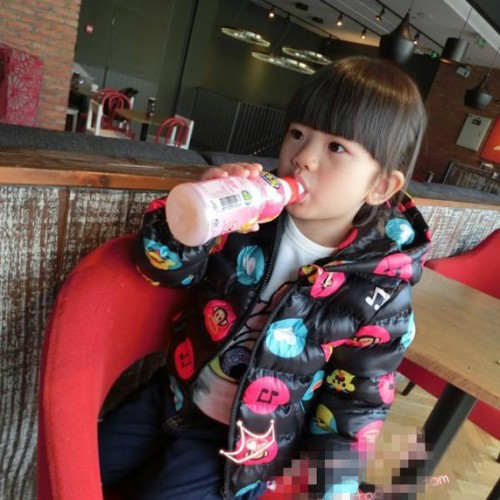 2014冬款童装男童女童时尚**卡通棉衣儿童棉外套连帽棉服X图3