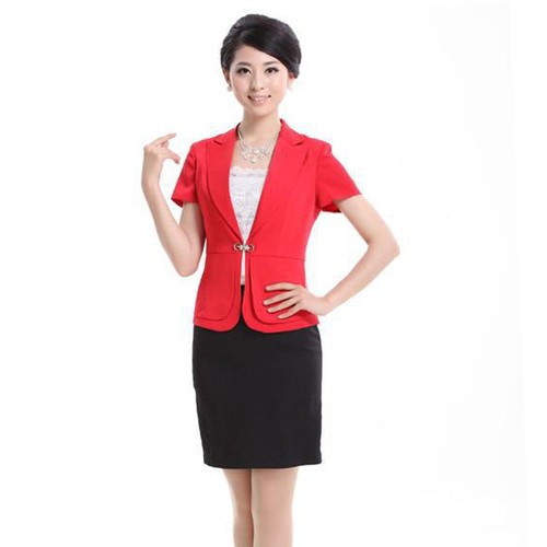 2014新款夏季女西装外套韩版修身潮女西服工作服正装图1