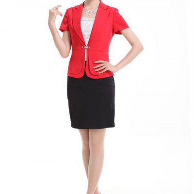 2014新款夏季女西装外套韩版修身潮女西服工作服正装