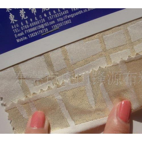 提花布,全涤色织双面提花,提花面料,B391图2