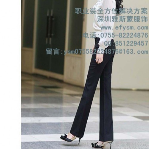 铅笔裤韩版女裤中西裤女修身高腰弹力修身提臀黑色西装裤显瘦包邮图1