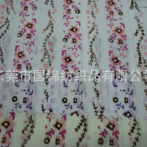 提花布 印花布 全棉小提花印花布 全棉印花布 纯棉小提花图1