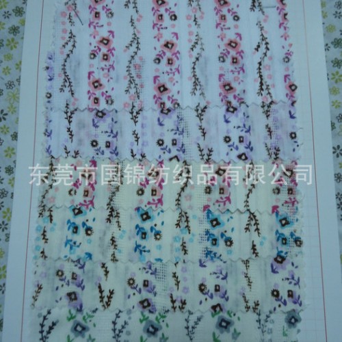提花布 印花布 全棉小提花印花布 全棉印花布 纯棉小提花图2