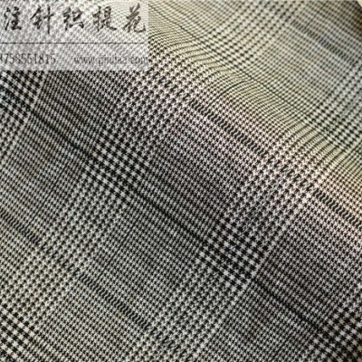 新款涤棉提花面料针织提花布PD6251 涤棉提花布