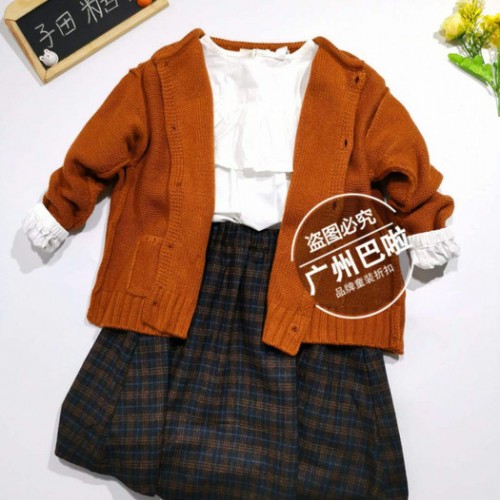 2019新款子田糖卡秋款品牌童装尾货批发 子田童装批发图3