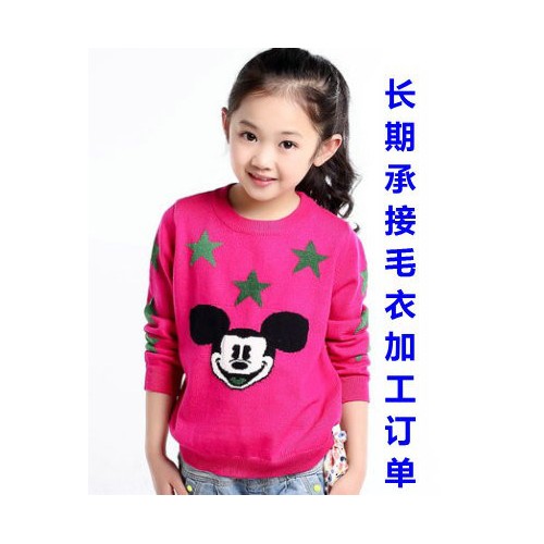 潮童装毛衣加工厂图2