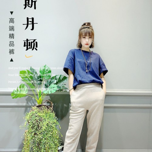 品牌折扣女装卡斯丹顿纯裤子货源渠道批发图2