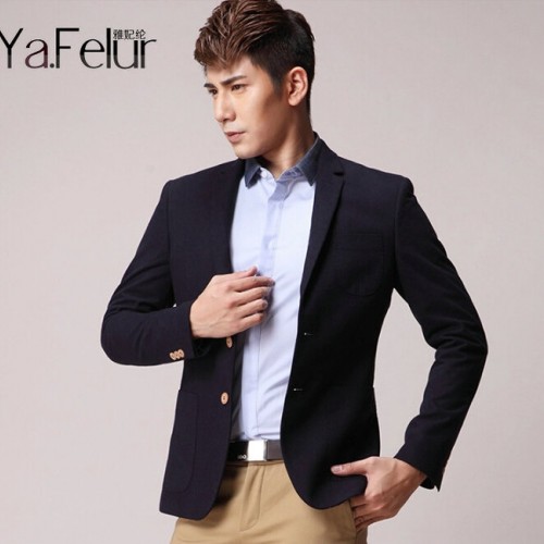 时尚小西服定做 新款小西装男韩版潮休闲西服男韩版潮修身西装外套厂家定做图3