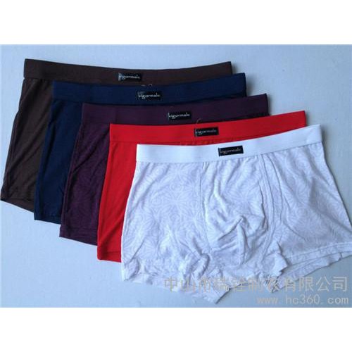 供应V0010男士莫代尔提花内裤图1
