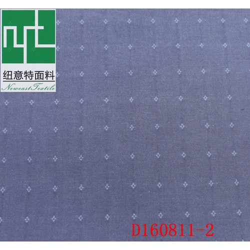 纽意特全棉靛蓝提花衬衫时装面料厂家定制图5