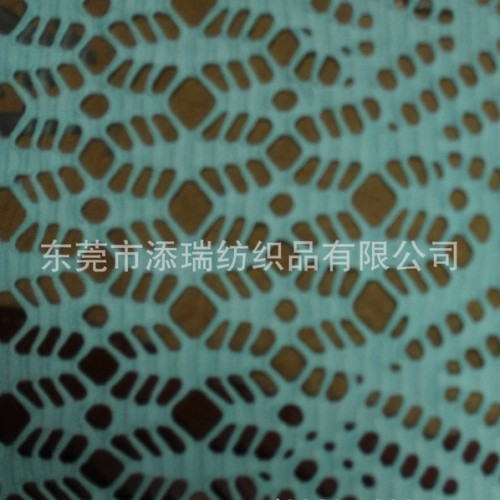 弹力蕾丝提花网布,网眼布图3