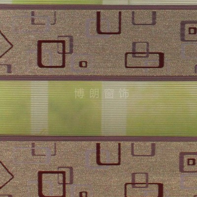 韩式风格提花柔纱帘 厂家批发定做提花斑马窗帘