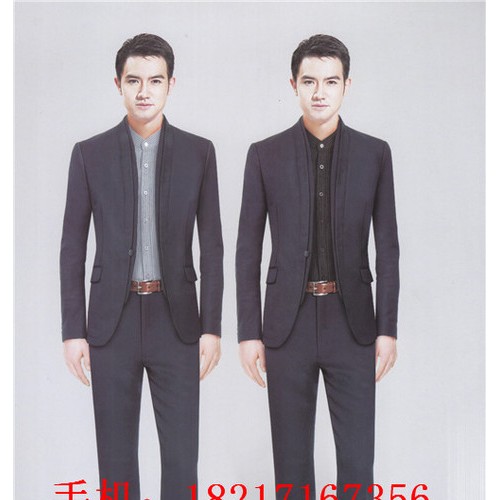 上海男西装订做 男士西服套装 量身订做男士工作服西装图3