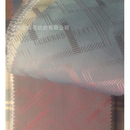 现货涤粘人丝提花里布料 服装里布图2