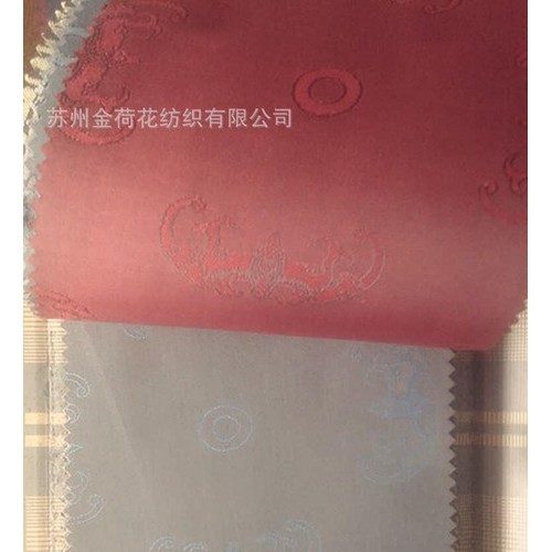现货涤粘人丝提花里布料 服装里布图3