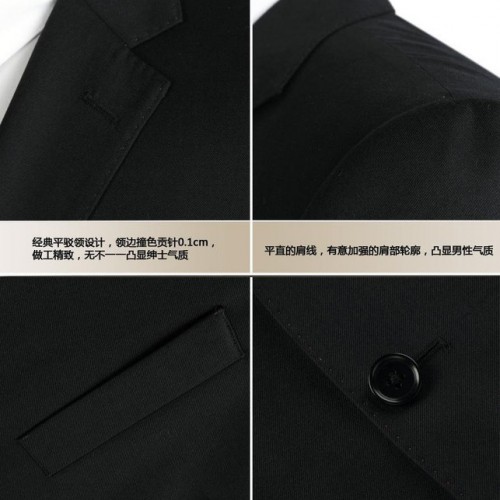 设计定做男西装 男士商务休闲正装 男式西服套装定制图3