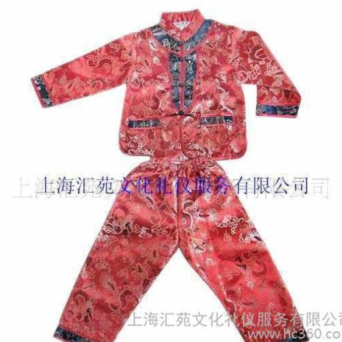 汇苑服饰男女童装 9104 唐装小孩服装童装