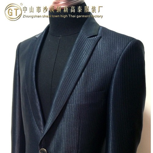 高泰男装 2014秋冬新品 英伦便西 修身西装男外套 休闲男西服图2