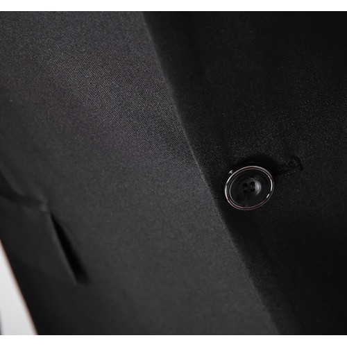 西服套装春秋款结婚礼服男版西服套装男士修身西装韩版西服潮图2