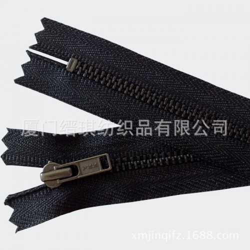 广东铜拉链 ykk3号烟枪闭口金属口袋裤子拉链量大从优满包邮图3