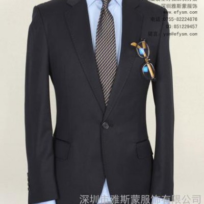 职场男士成熟稳重西服 一粒扣西服男西装