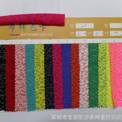 现货/针织布/提花面料/提花网眼系列女装夏季面料/图1