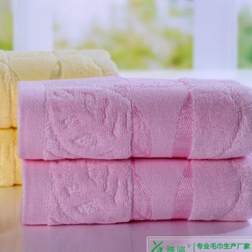 直销居家生活纯棉提花毛巾 礼品全棉毛巾 舒适柔软加厚型图1