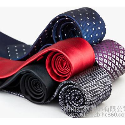 涤丝提花领带定做 成都定做领带 定做时尚领带 领带专业定做