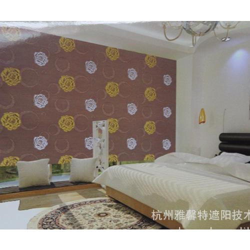 厂家提花卷帘 涂白遮光卷帘 家居卷帘 办公室卷帘图1
